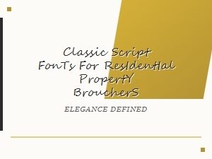 Classic Script Fonts for Neighborhood Charm