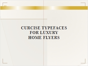 Elegant Cursive Fonts for Charming Neighborhood Flyers
